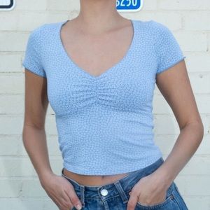 Brandy Melville Floral Gina Top